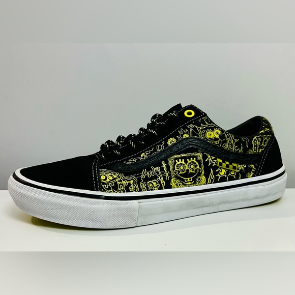 Vans x SpongeBob Old Skool Skate Shoes Men’s 9 - Picture 4 of 8